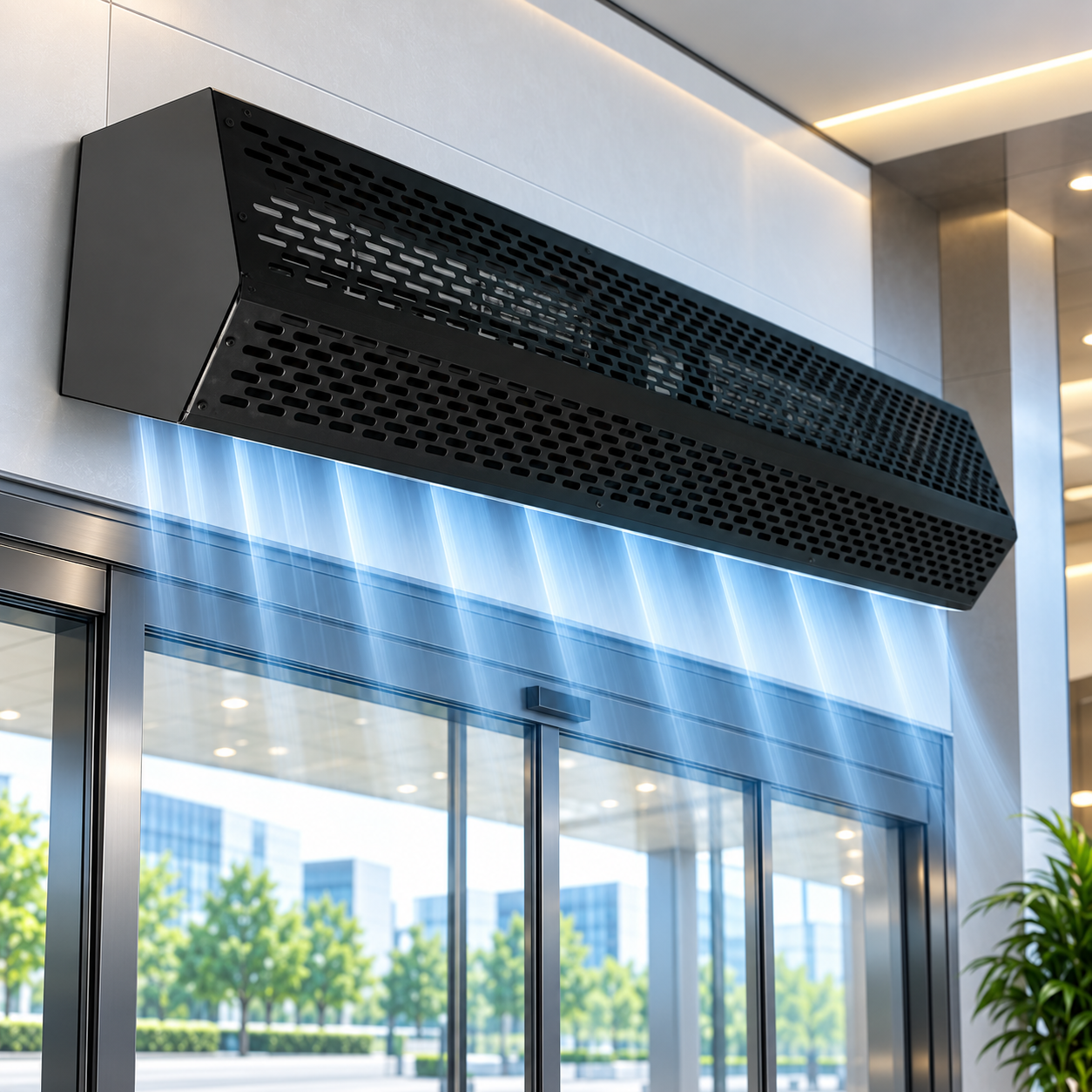 Commercial High Speed Air Curtain Black Hawk